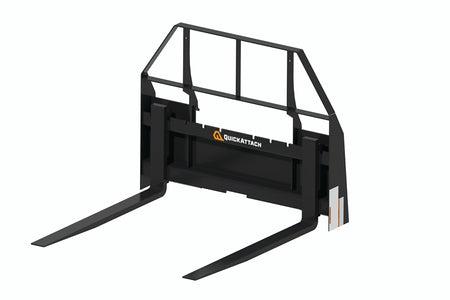 Quick Attach 42-Inch Tractor Pallet Forks 902141 | 2,200 LB Capacity, Adjustable, Heavy-Duty Material Handling - Log Bear Works