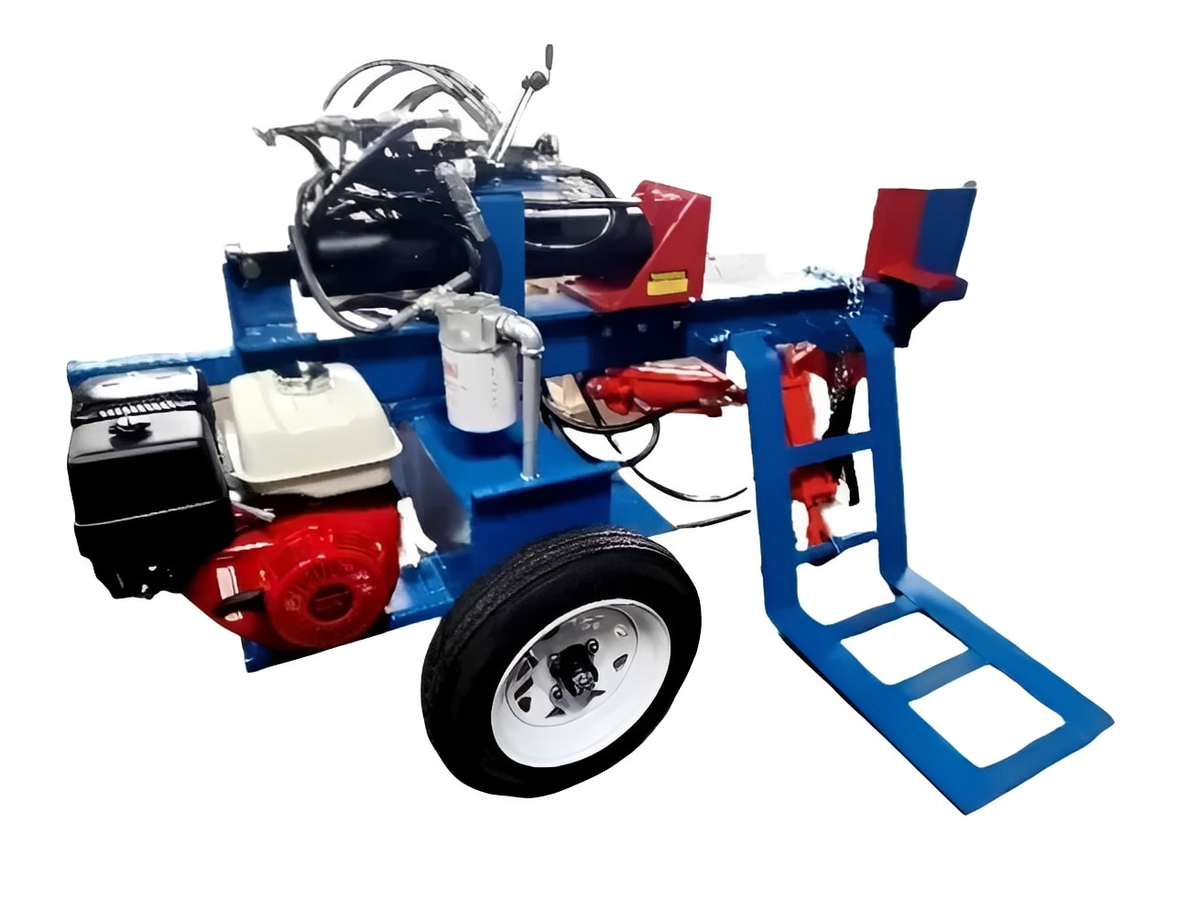 Ram Splitters H34 Commercial Log Splitter | 34-Ton, 16HP DuroMax Electric Start, 40-Inch Log Diameter - Log Bear Works