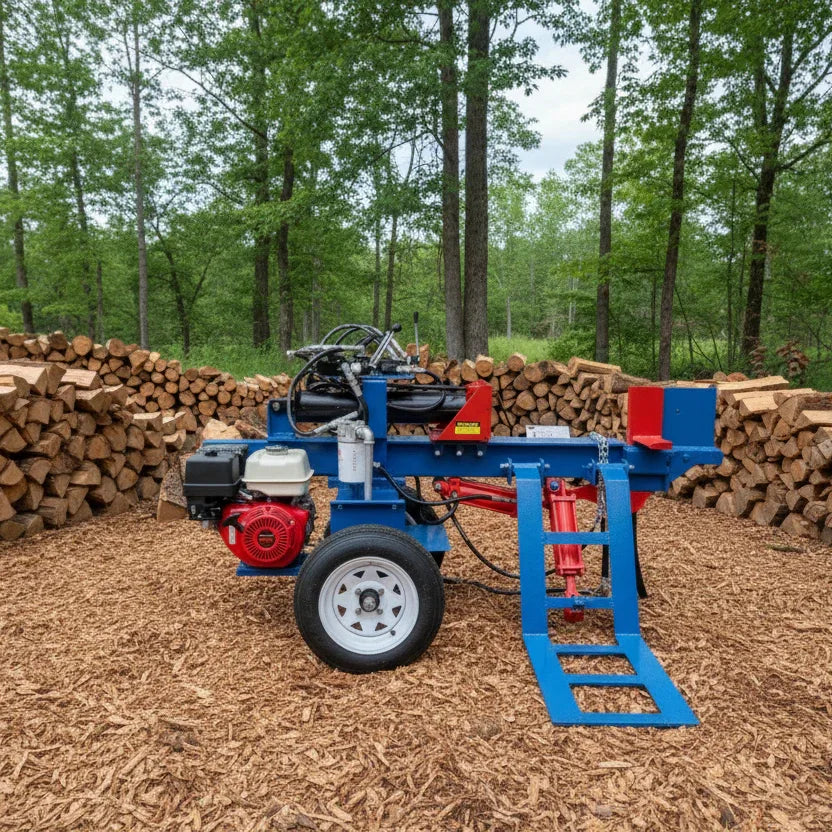 Ram Splitters HD34 Heavy Duty Log Splitter | 34-Ton, 8-Second Cycle, 40-Inch Log Diameter Capacity
