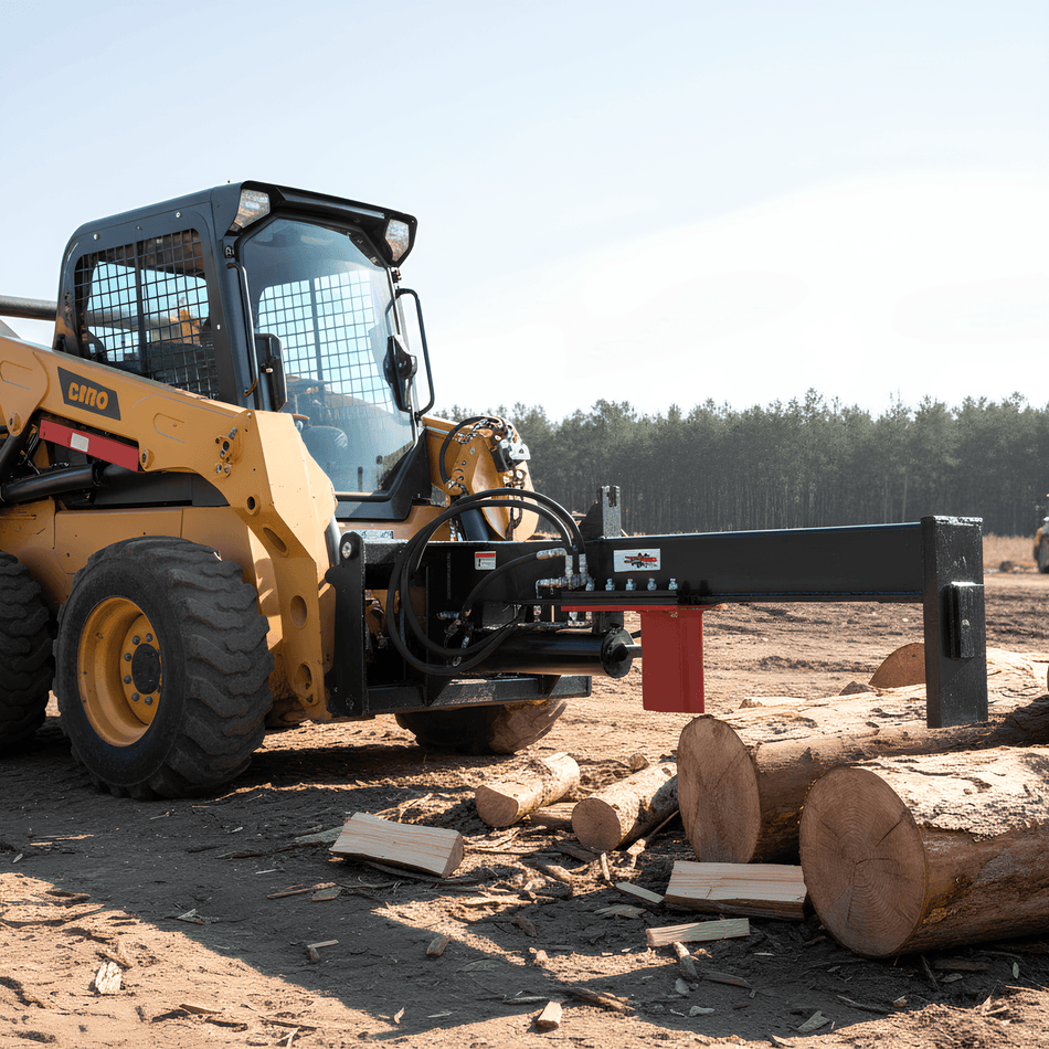 Ramsplitter SSUD30-32 Sliding Wedge Skid Steer Log Splitter | 30-Ton, 32", Single or 4-Way