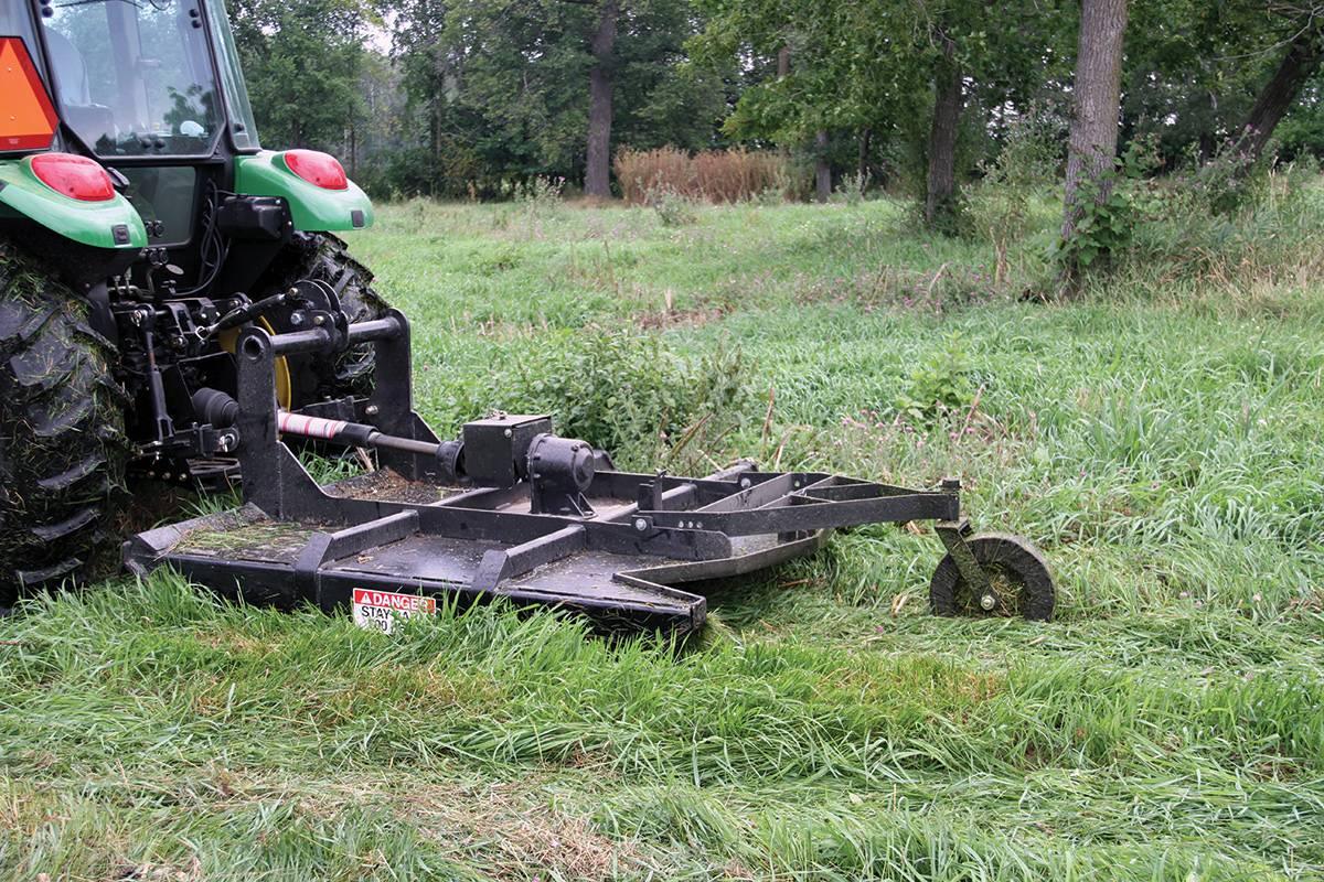 Quick Attach 3-Point Brush Mower 920298-920301 | 60 to 78-Inch Cutting Width, CAT 1 & 2 Hitch, Stump Jumper - Log Bear Works