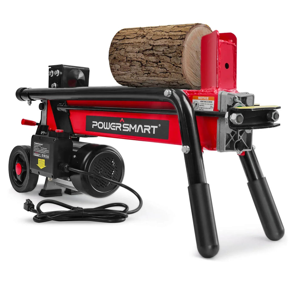 Powersmart 7-Ton 15Amp Electric Wood Log Splitter DB6407 - Log Bear Works