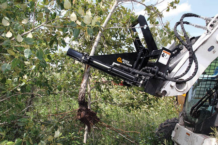 Quick Attach Power Claw Tree Puller 900632 | Skid Steer Tree & Brush Removal, 8-Inch Capacity, 3,000 LB Pull - Log Bear Works