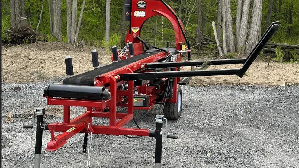 Blacks Creek Model 2000B-XL Firewood Processor | 22HP Honda, 18-Inch Log Diameter, Hydraulic Belt In-Feed - Log Bear Works