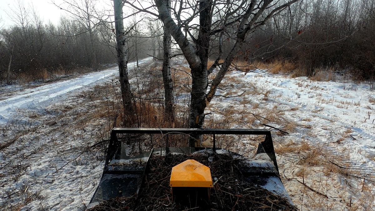Quick Attach The Mega Mower X - Standard Flow Brush Cutter - Log Bear Works