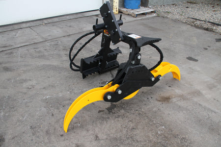 Quick Attach Versa Grab Mini 901920 / 901921 | Mini Skid Steer Multi-Purpose Grapple, 67-Inch Opening, 3,000 LB Capacity - Log Bear Works