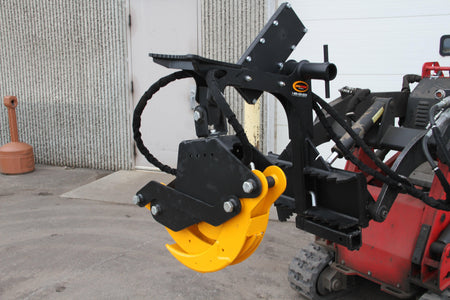 Quick Attach Versa Grab Mini 901920 / 901921 | Mini Skid Steer Multi-Purpose Grapple, 67-Inch Opening, 3,000 LB Capacity - Log Bear Works
