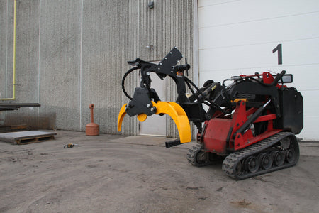 Quick Attach Versa Grab Mini 901920 / 901921 | Mini Skid Steer Multi-Purpose Grapple, 67-Inch Opening, 3,000 LB Capacity - Log Bear Works