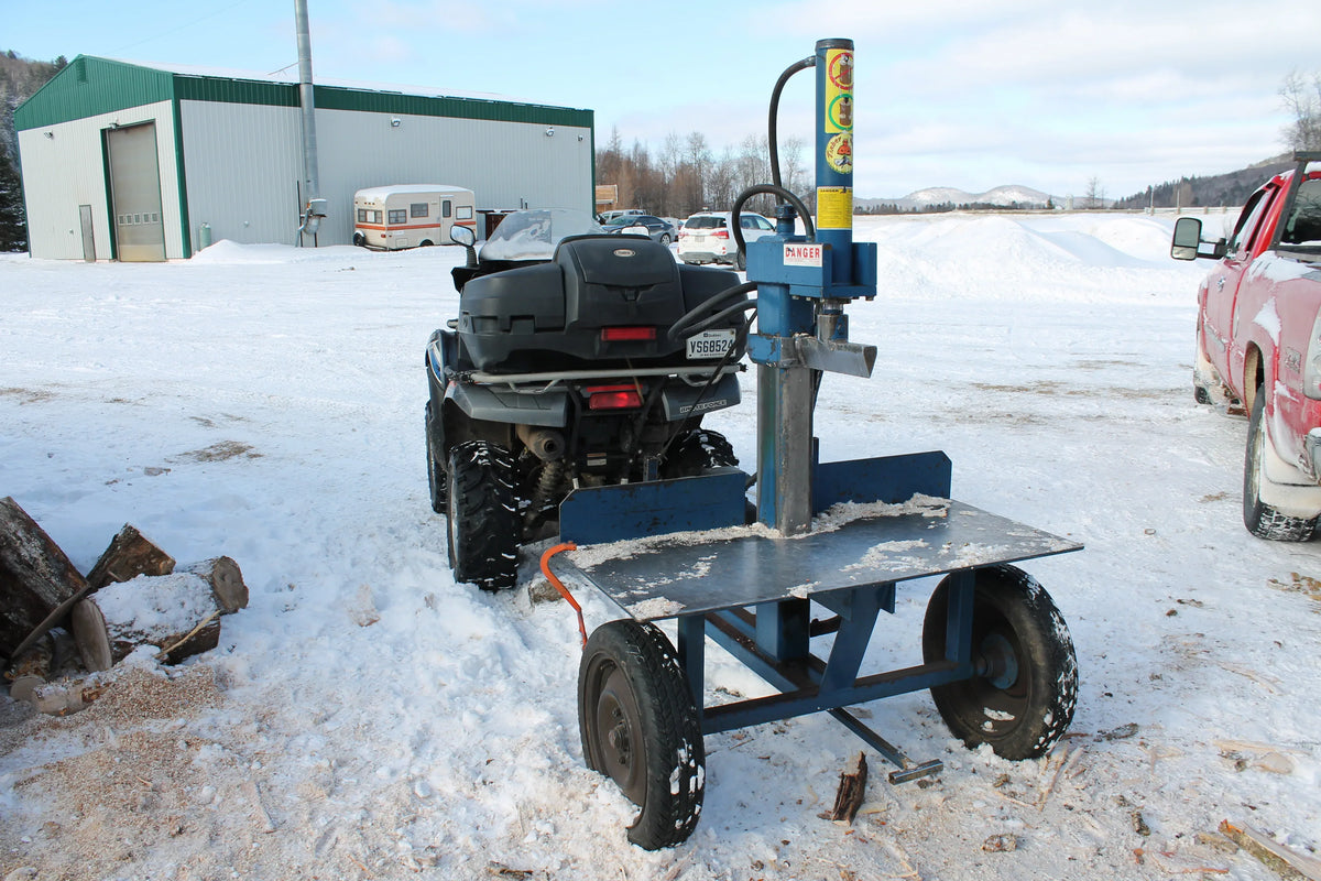 Powersplit International Static Buggy Tow-Behind Log Splitter | 34-Ton Heavy Duty Model, 13HP Honda - Log Bear Works