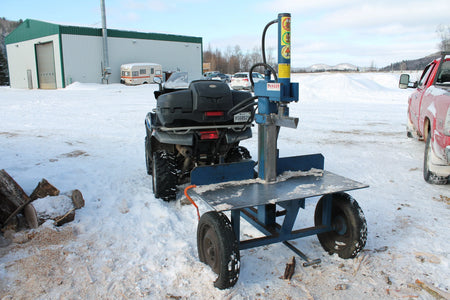 Powersplit International Static Buggy Tow-Behind Log Splitter | 34-Ton Heavy Duty Model, 13HP Honda - Log Bear Works