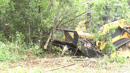Quick Attach The Mega Mower X - High Flow Brush Cutter - Log Bear Works