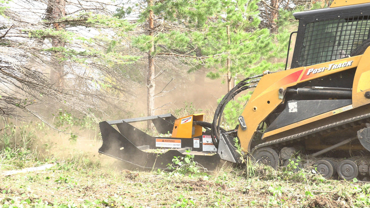 Quick Attach The Mega Mower X - High Flow Brush Cutter - Log Bear Works