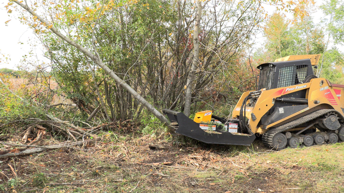 Quick Attach The Mega Mower X - High Flow Brush Cutter - Log Bear Works