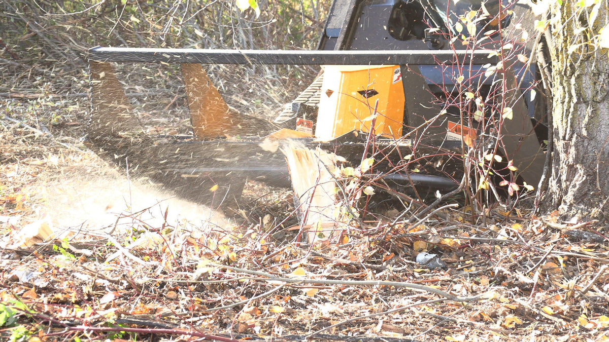 Quick Attach The Mega Mower X - High Flow Brush Cutter - Log Bear Works