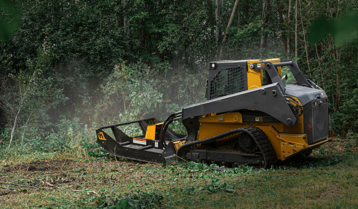 Quick Attach The Mega Mower X - Standard Flow Brush Cutter - Log Bear Works