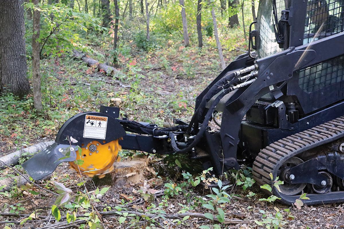 Quick Attach The Quick Stump Away - Stump Grinder - Log Bear Works