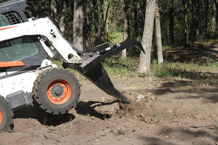 Quick Attach Mighty Dig-n-Grab - Stump Bucket Grapple - Log Bear Works