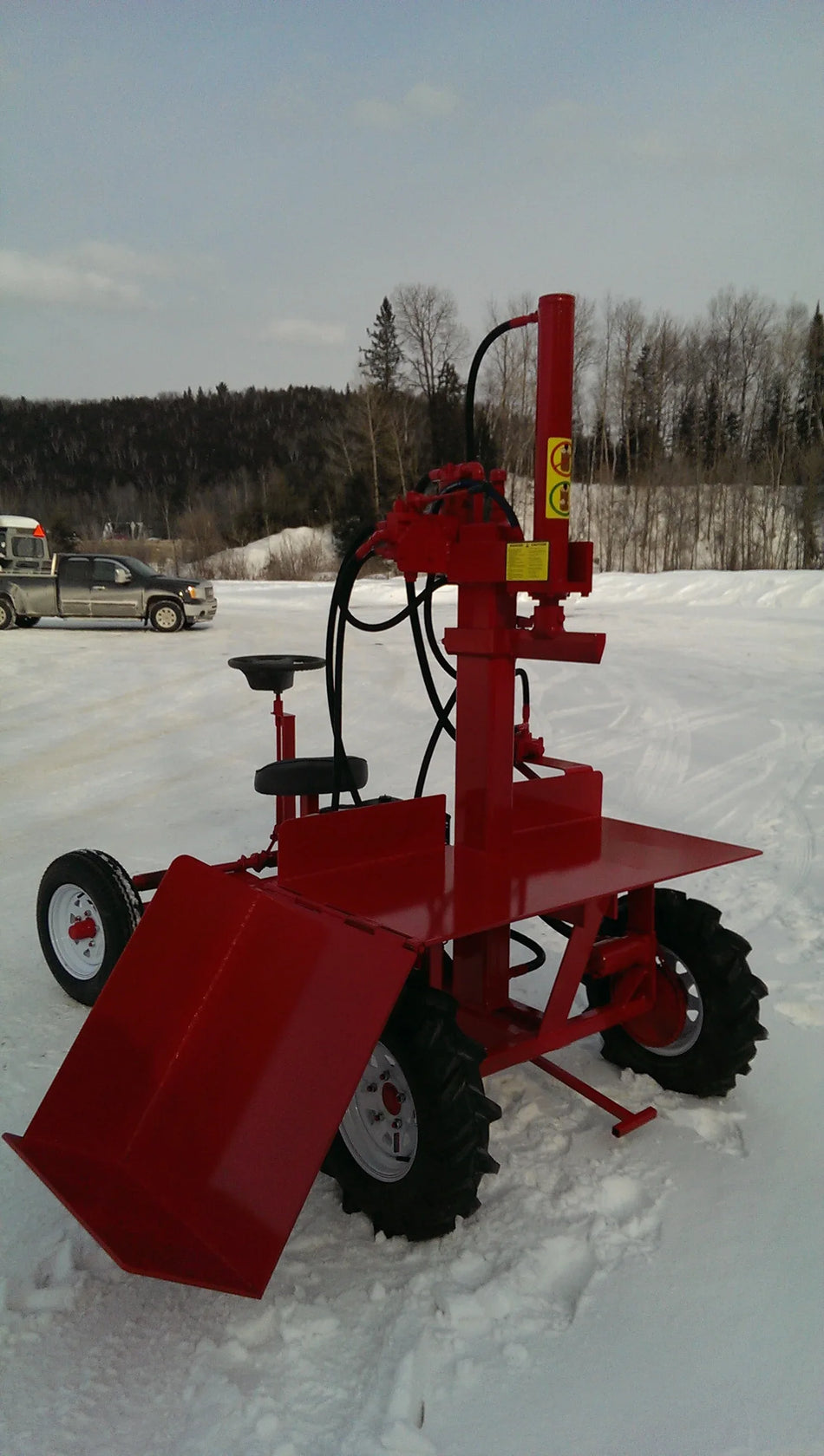 Powersplit International The Buggy Self-Propelled Log Splitter | 28-Ton, 9HP Honda, Commercial Firewood Splitter