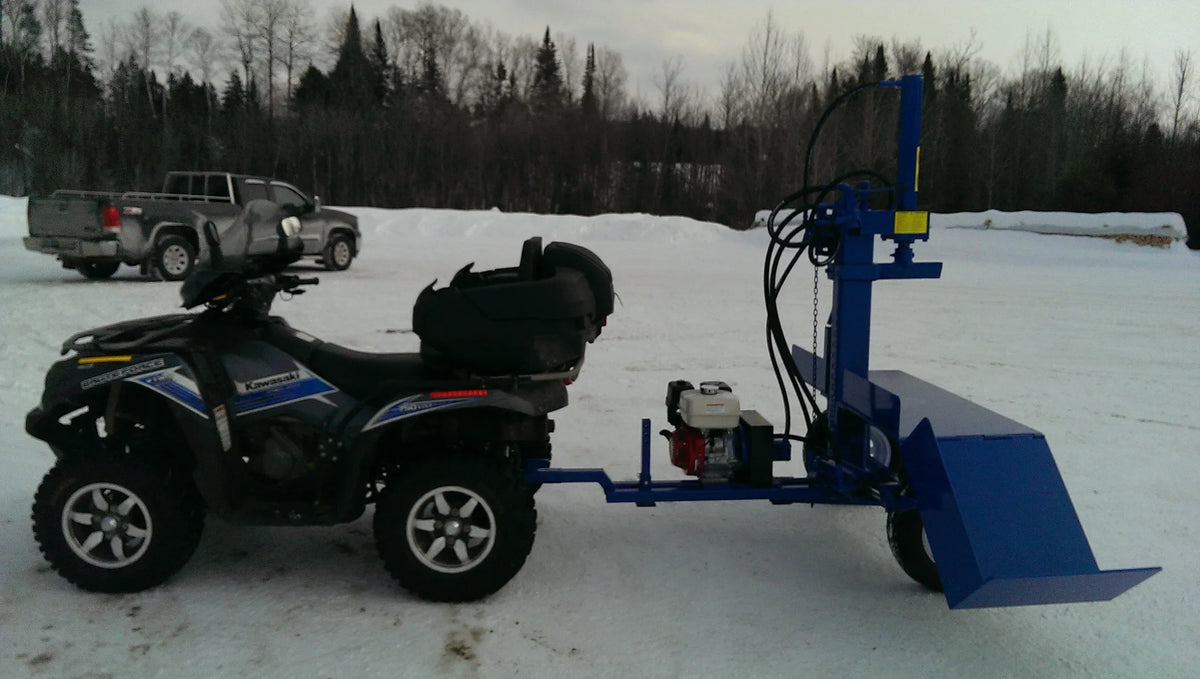Powersplit International Static Buggy Tow-Behind Log Splitter | 34-Ton Heavy Duty Model, 13HP Honda - Log Bear Works