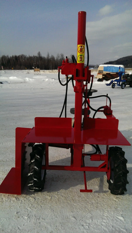 Powersplit International The Buggy Self-Propelled Log Splitter | 34-Ton Heavy Duty Model, 13HP Honda - Log Bear Works