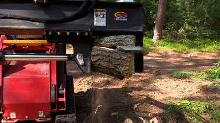 Quick Attach Quick Split Mini 901746 / 901747 | Mini Skid Steer Log Splitter, 25 & 32-Ton, 7-Second Cycle, Inverted - Log Bear Works