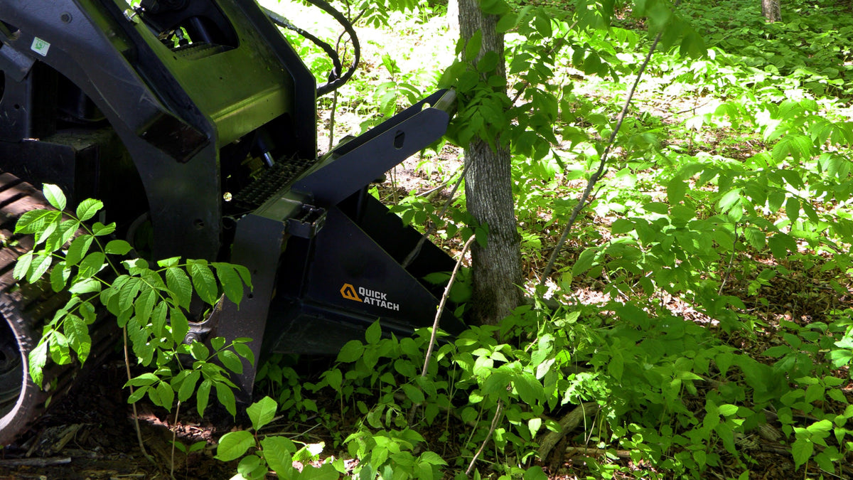 Quick Attach Power Claw Tree Puller 900632 | Skid Steer Tree & Brush Removal, 8-Inch Capacity, 3,000 LB Pull - Log Bear Works