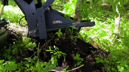 Quick Attach Power Claw Tree Puller 900632 | Skid Steer Tree & Brush Removal, 8-Inch Capacity, 3,000 LB Pull - Log Bear Works