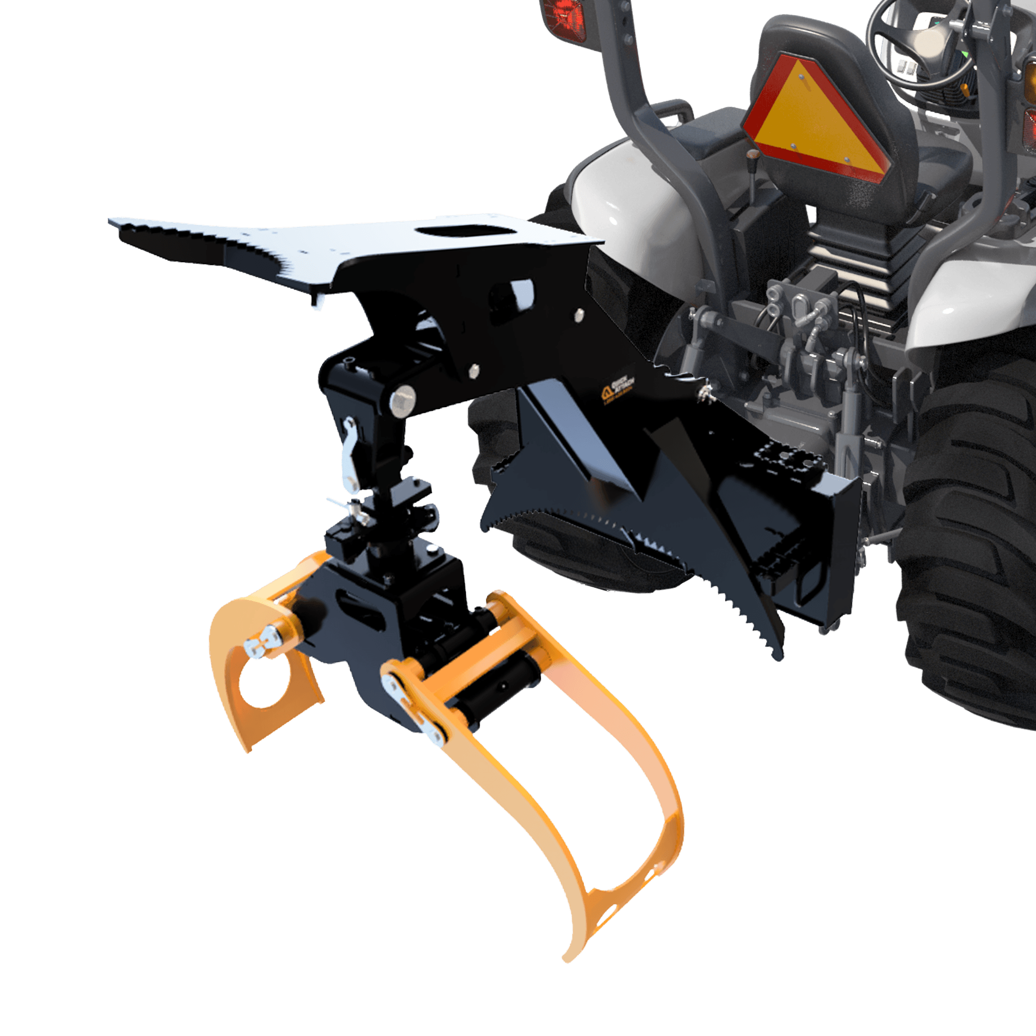 Quick Attach Versa Grab 901315 / 901316 | Skid Steer & 3-Point Multi-Purpose Grapple, 9,000 LB Capacity, 48 & 60-Inch - Log Bear Works