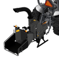 Quick Attach PTO Tractor Wood Chipper | 5 & 9-Inch Capacity, 360° Discharge, CAT 1 Hitch
