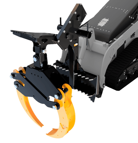 Quick Attach Versa Grab Mini 901920 / 901921 | Mini Skid Steer Multi-Purpose Grapple, 67-Inch Opening, 3,000 LB Capacity - Log Bear Works