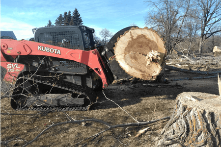 Quick Attach Grapple Rake 900316 / 900317 / 900318 | Skid Steer Grapple Rake, 60 to 84-Inch, Grade 100 Steel Teeth, 48-Inch Opening - Log Bear Works