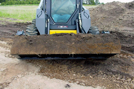 Quick Attach Quick Combo Bucket 900523 / 900525 / 900527 | 6-in-1 Industrial Skid Steer Bucket, 66 to 80-Inch, Grade 50 Steel - Log Bear Works