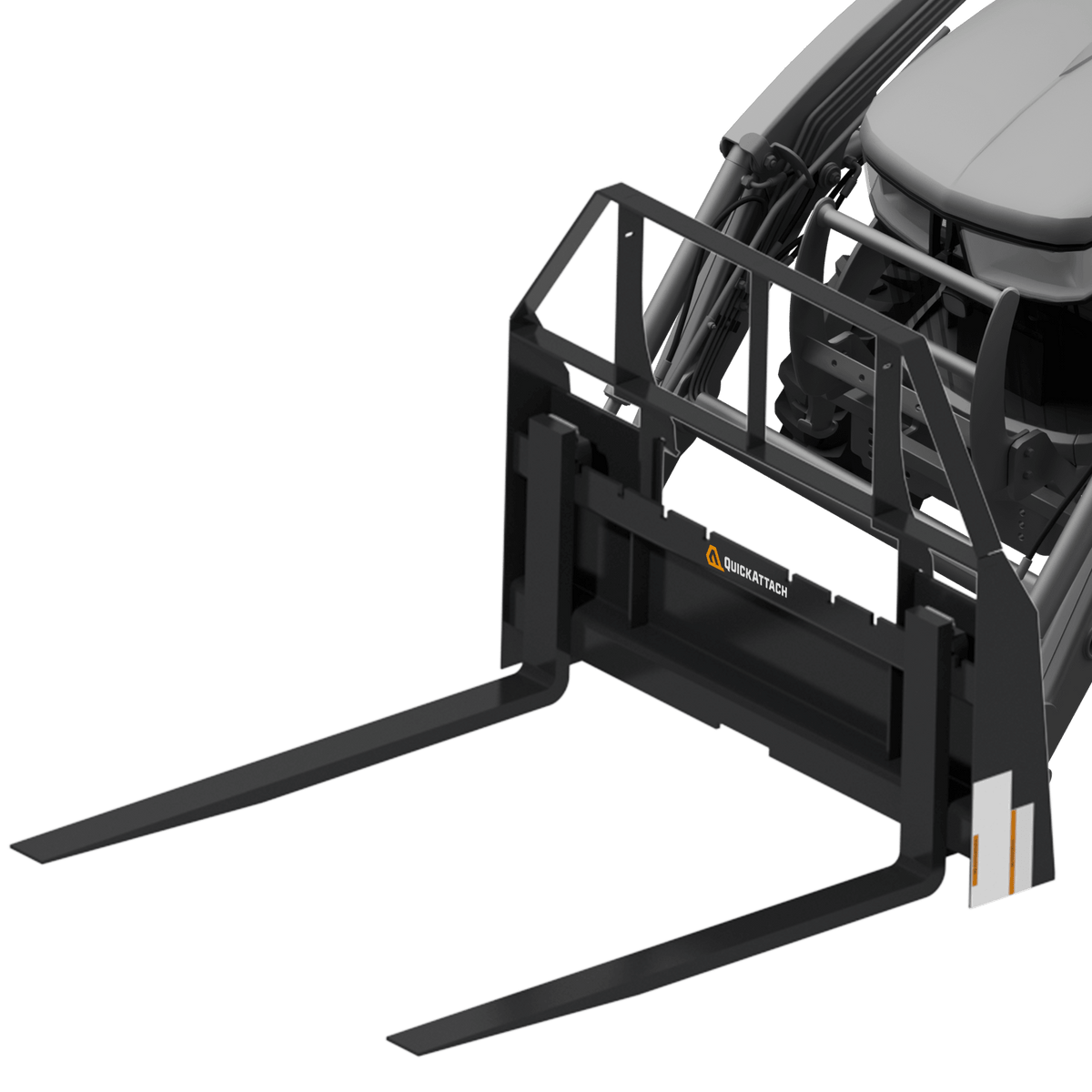 Quick Attach 42-Inch Tractor Pallet Forks 902141 | 2,200 LB Capacity, Adjustable, Heavy-Duty Material Handling - Log Bear Works