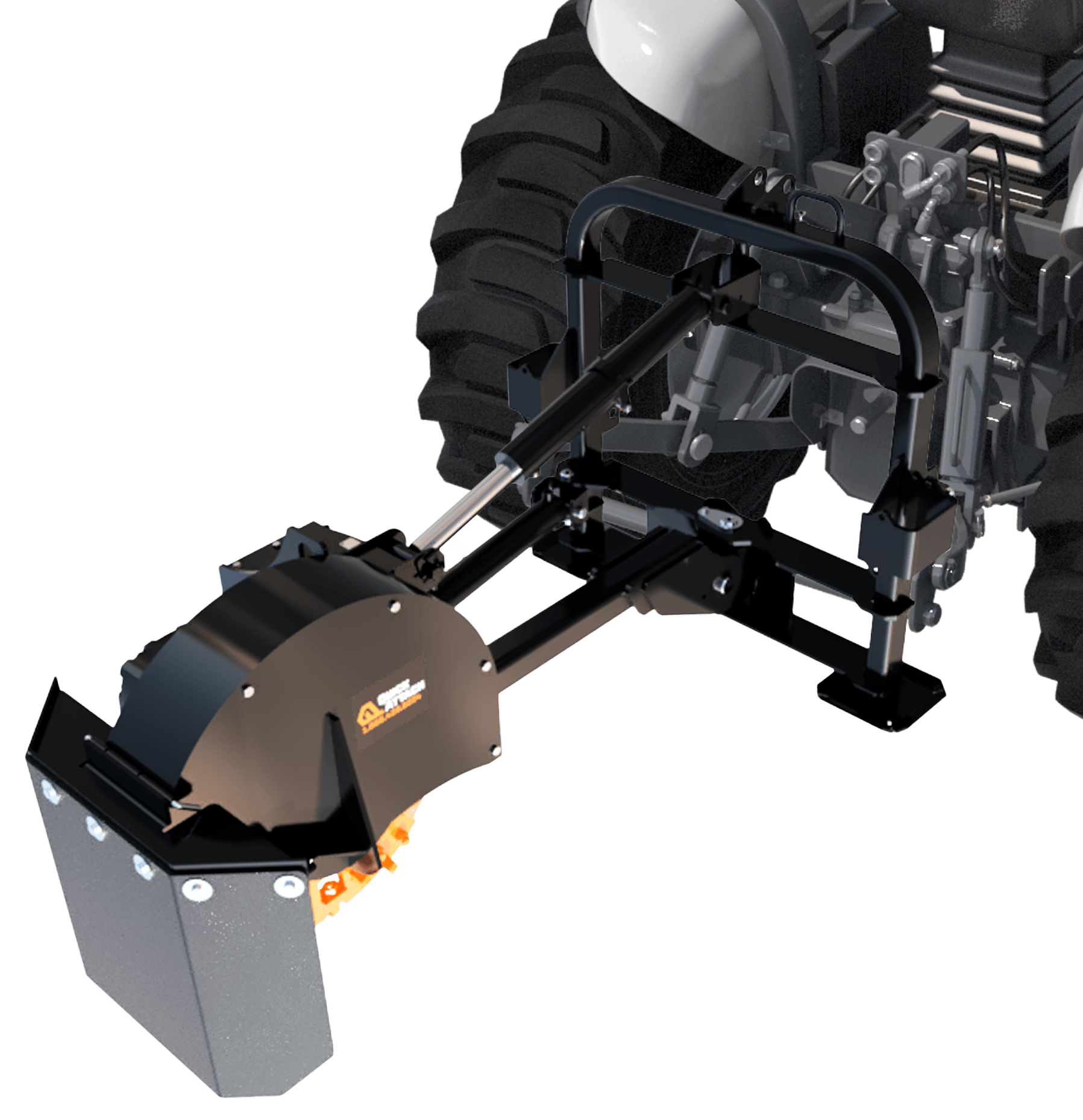 Quick Attach Quick Stump-Away 920158 / 920159 | 3-Point PTO Stump Grinder, 24 & 34-Inch Rotor, 25-90 HP Tractors - Log Bear Works