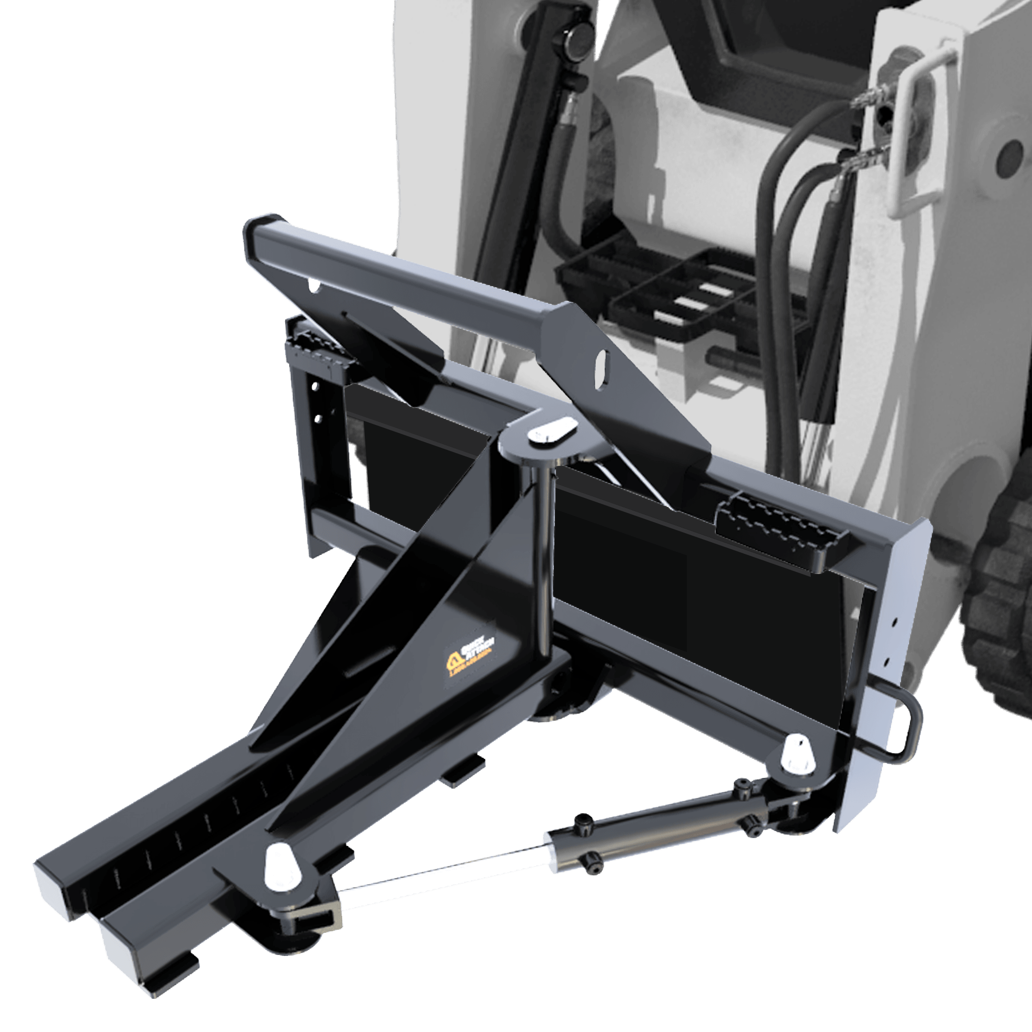 Quick Attach Power Claw Tree Puller 900632 | Skid Steer Tree & Brush Removal, 8-Inch Capacity, 3,000 LB Pull - Log Bear Works