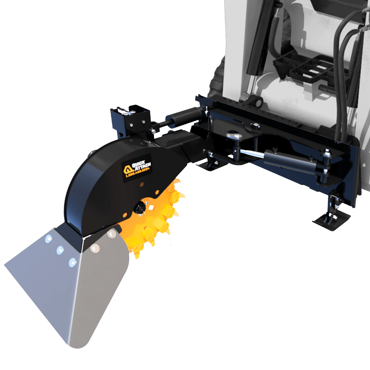 Quick Attach The Quick Stump Away - Stump Grinder - Log Bear Works