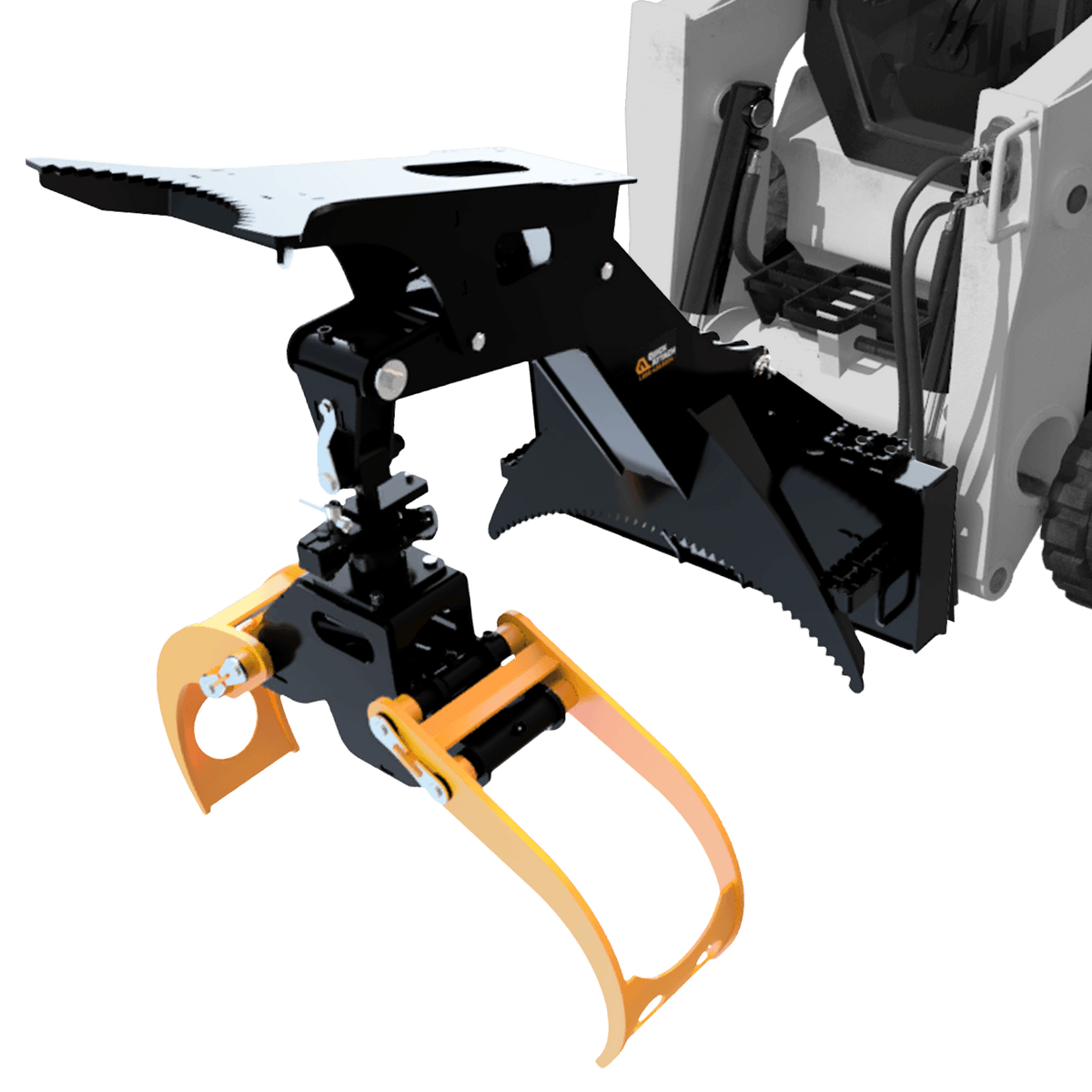 Quick Attach Versa Grab 901315 / 901316 | Multi-Purpose Knock Around Grapple, Skid Steer & 3-Point, 9,000 LB, 48 & 60-Inch - Log Bear Works