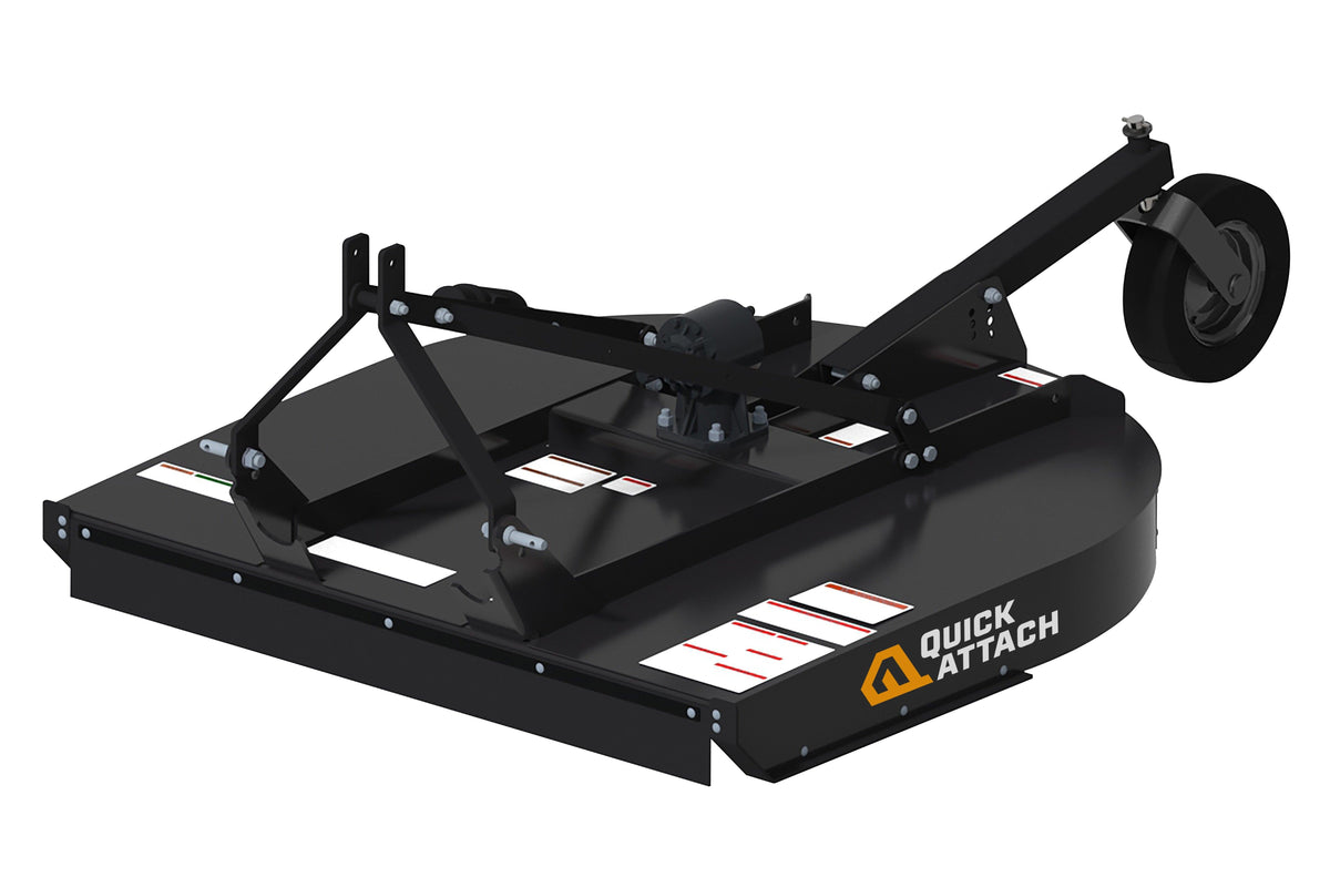 Quick Attach 3-Point Brush Mower 902102 / 902103 / 902104 | 48 to 72-Inch Cutting Width, Stump Jumper, CAT 1 Hitch - Log Bear Works