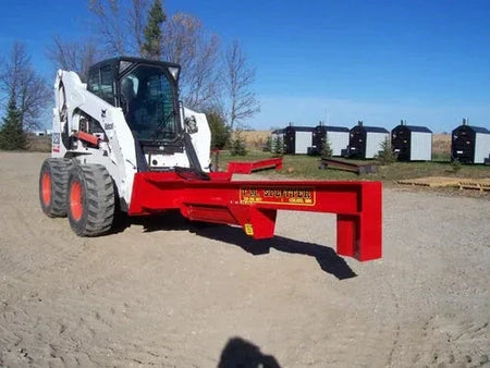 TM Manufacturing Heavy Duty SkidSplitter | Skid Steer Log Splitter, 30 & 36-Inch Stroke, USA-Made - Log Bear Works