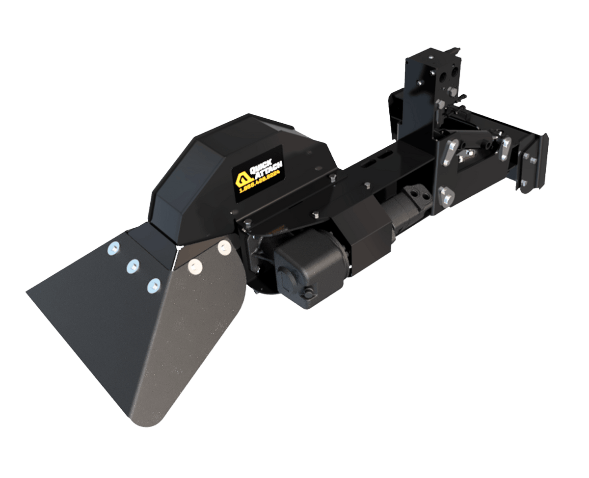 Quick Attach Quick Stump-Away Mini 900549 / 901965 | Mini Skid Steer Stump Grinder, 36-Inch Max Diameter, 24 Carbide Teeth - Log Bear Works