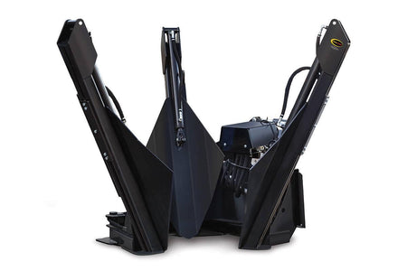 Quick Attach Skid Steer Tree Spade 901165 / 901166 | 3S & 4S Models, Up to 40-Inch Root Ball, Hydraulic - Log Bear Works