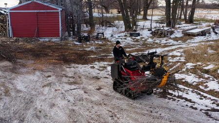 Quick Attach Versa Grab Mini 901920 / 901921 | Mini Skid Steer Multi-Purpose Grapple, 67-Inch Opening, 3,000 LB Capacity - Log Bear Works