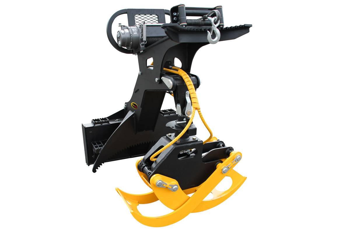 Quick Attach Versa Grab 901315 / 901316 | Multi-Purpose Knock Around Grapple, Skid Steer & 3-Point, 9,000 LB, 48 & 60-Inch - Log Bear Works