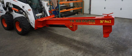 TM Manufacturing Pro 2 SkidSplitter | Patented 3-Wedge System, Universal Skid Steer Mount, USA-Made - Log Bear Works