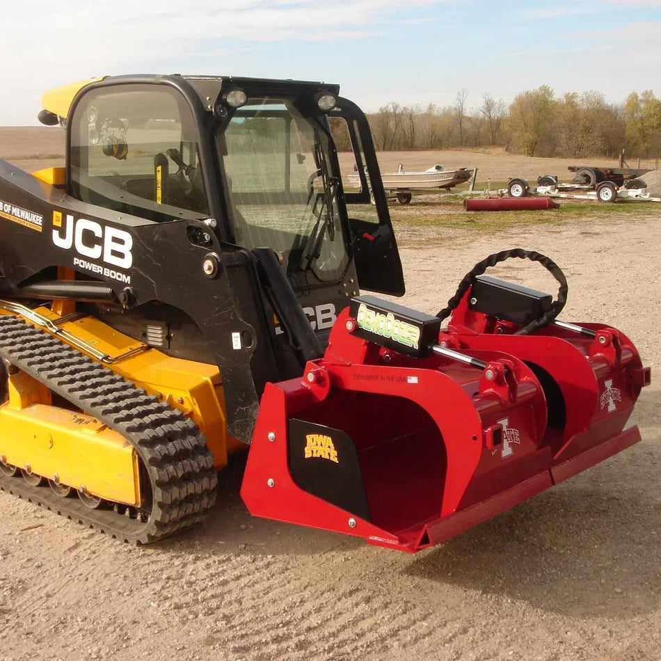 TM Manufacturing Demo-Dozer Skid Steer Grapple Bucket | 6-in-1 Attachment, 60 to 85-Inch, USA-Made - Log Bear Works