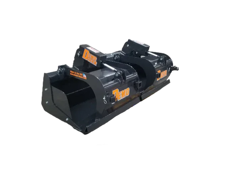 TM Manufacturing Demo-Dozer Skid Steer Grapple Bucket | 6-in-1 Attachment, 60 to 85-Inch, USA-Made - Log Bear Works