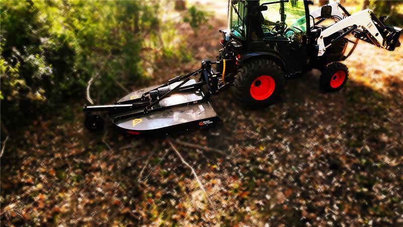 Quick Attach 3-Point Brush Mower 902102 / 902103 / 902104 | 48 to 72-Inch Cutting Width, Stump Jumper, CAT 1 Hitch - Log Bear Works