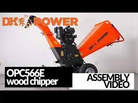 DK2 OPC506E Towable Brush Chipper Shredder | 14HP Kohler Electric Start, 6.25-Inch Capacity, Cyclonic Drum - Log Bear Works