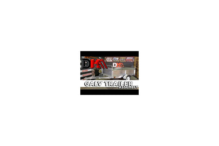 DK2 MMT5X7G 4.5x7.5 Ft Hot-Dipped Galvanized Dump Utility Trailer | 1,637 LB Payload, Extends to 11.3 Ft, DOT LED - Log Bear Works