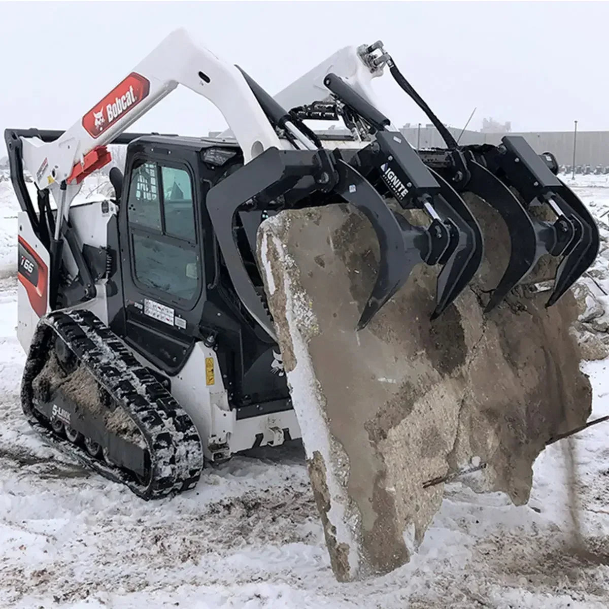 Ignite Attachments 82" Root Grapple | Pro-Grade Skid Steer Attachment for Large-Scale Land Clearing - Log Bear Works